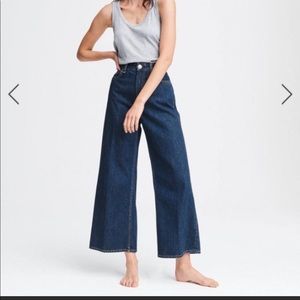 Rag & Bone Ankle Wide Leg High-waisted Jeans, size 25.